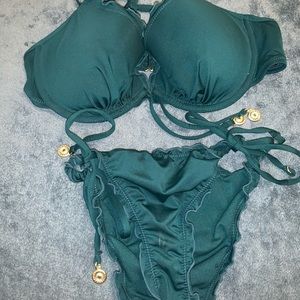 H&M Emerald green bikini